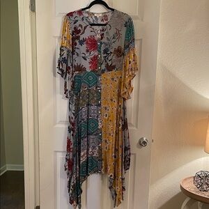 Umgee Multicolor Asymmetrical Dress